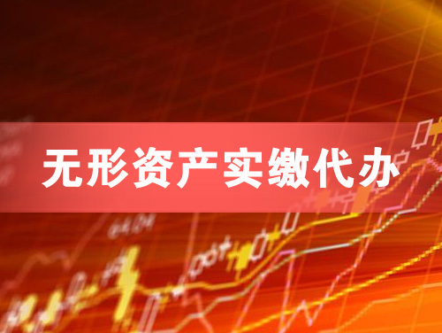 都江堰无形资产实缴资本代办